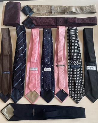 10 Cravatte multicolor di marche famose+Omaggio