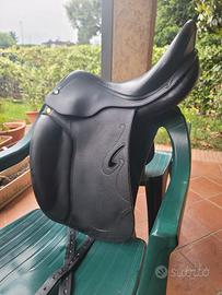 Sella da dressage Prestige nuova e sottopancia