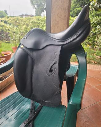 Sella da dressage Prestige nuova e sottopancia