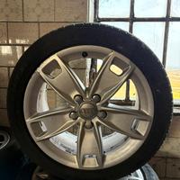 cerchi in lega audi 17” con pneumatici mis.225/45