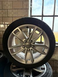 cerchi in lega audi 17” con pneumatici mis.225/45