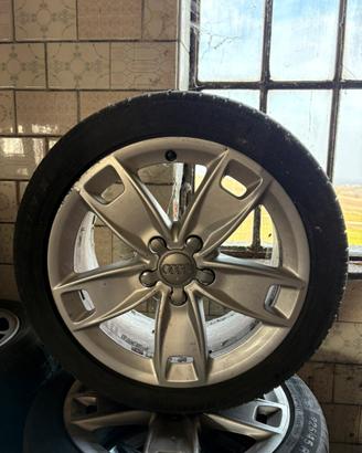 cerchi in lega audi 17” con pneumatici mis.225/45