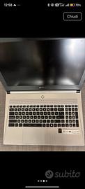 notebook msi  prestige 17.3-i7/8gb ram/ssd/gtx950m