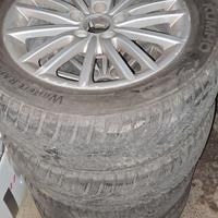 Gomme invernali 205/55 r16 e cerchi in lega 5 Fori