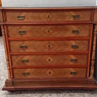 Comò mobile d’epoca 5 cassetti