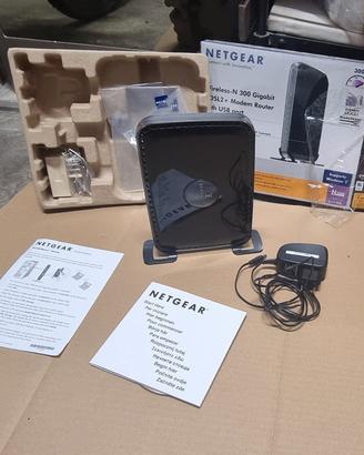 Modem Router Netgear DGN3500 Wireless N300