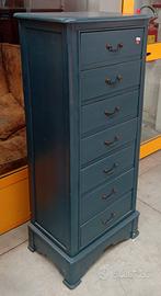 ANTICO MOBILE DIPINTO STILE SHABBY CHIC RESTAURATO