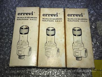 LOTTO 3 VALVOLE DI SICUREZZA ERREVI 1/2”