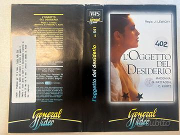 VHS del film L'Oggetto del Desiderio con Madonna