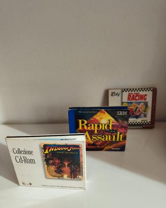 Lotto 3 Videogiochi PC  Anni '90 CD-ROM 