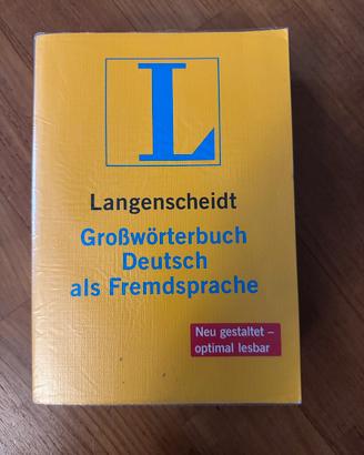 Dizionario monolingua tedesco Langenscheidt