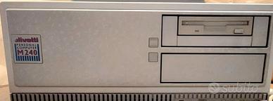 COMPUTER OLIVETTI M240 FLOPPY 3,5 HARD DISK USATO