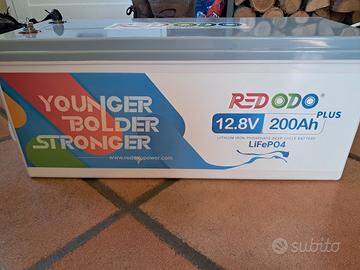 Batteria Redodo  LiFePO4 12v 200ah plus