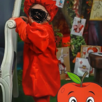 Vestito sartoriale carnevale mela