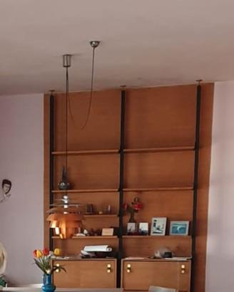 Libreria cielo Terra anni 1960 stile svedese