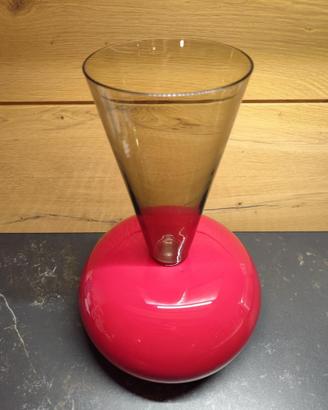 Ettore Sottsass Murano 2021, vaso in vetro