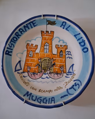 Piatto Buon Ricordo Al Lido Muggia Solimene R.2009