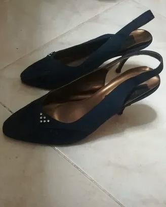 Scarpe blu - tacco elegante