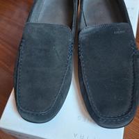 Mocassini UOMO in camoscio blu GEOX  originali 