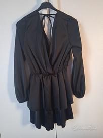 Vestito con gonna pantalone mini