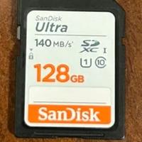 SD SanDisk Ultra 128GB - Nuova testata.