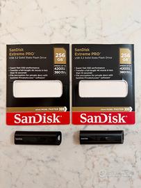 2x SanDisk 256GB Extreme PRO USB 3.2 (420 MB/s)