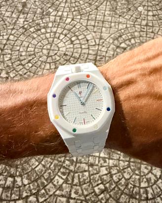 Swatch x Audemars Piguet Royal Pop Huit Blanc bian