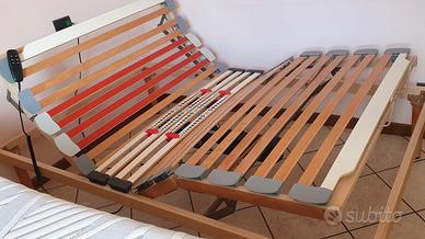 LETTO NUOVO 1 PIAZZA E 1/2 CON RETE ELETTRICA