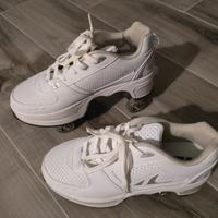 Scarpe da ginnastica con ruote estraibili nuove