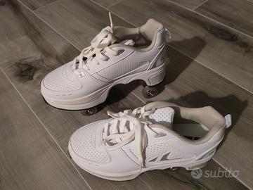 Scarpe da ginnastica con ruote estraibili nuove