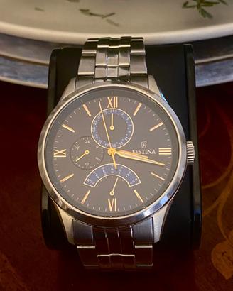 Festina Multifunction 43mm Uomo Acciaio