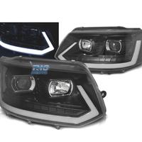 FARI PER VOLKSWAGEN VW T5 10-15 NERI TUBE LIGHT CO