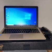 PC ASUS PROCESSORE INTEL 15,6" – 500GB - RAM 4GB