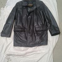 Giubbotto uomo nero in vera pelle