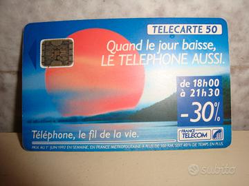 Carta Telefonica France Telecom Telecarte 50