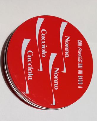 sottobicchieri coca cola