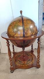 Mappamondo Mobile Bar Vintage "Mazza Rino" 
