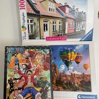 3 Puzzle 1000 pezzi - Clementoni e Ravensburger