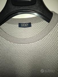 Maglione grigio girocollo Seventy tg M