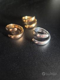 anello trittico in acciaio Calvin Klein