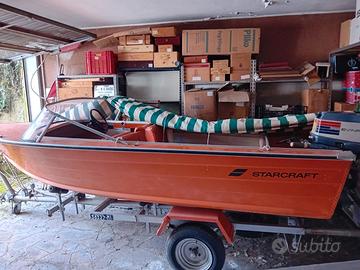 Motoscafo d'epoca in alluminio marino Starcfraft