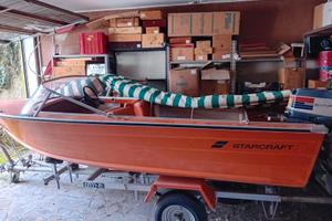 Motoscafo d'epoca in alluminio marino Starcfraft
