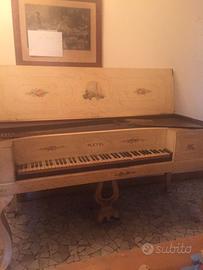 pianoforte Pleyel francese decorato quadro