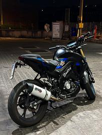 Scarico rkf 125  gpr furore argento omologato