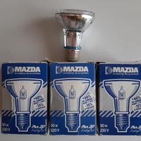 3 Lampadine faretti R63 PAR 20 Alogene