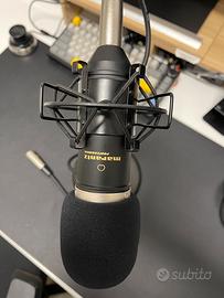 Microfono Marantz e supporto Rode