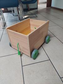 contenitore con ruote  FLISAT di Ikea