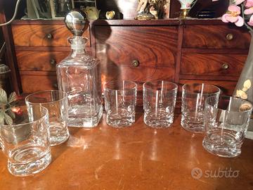 SERVIZIO PER LIQUORE IN CRISTALLO