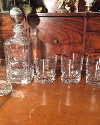 SERVIZIO PER LIQUORE IN CRISTALLO