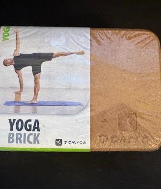 Mattoncino Yoga in sughero Domyos Decathlon, Nuovo